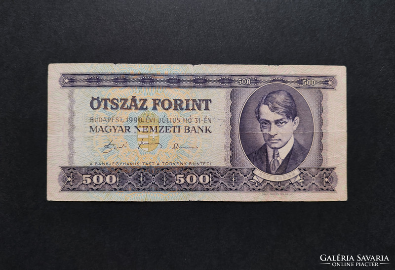 500 Forint 1990, F+