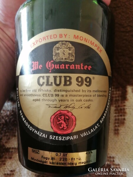 CLUB 99 whisky eladó! Olvasd el!