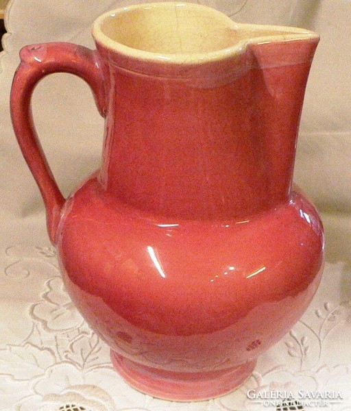 Antique zsolnay pink jug