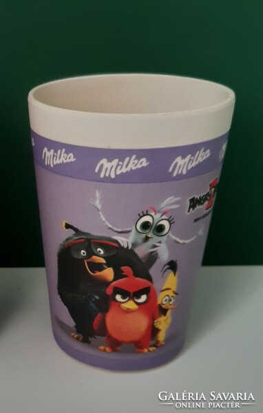 Milka - angry birds glass 1