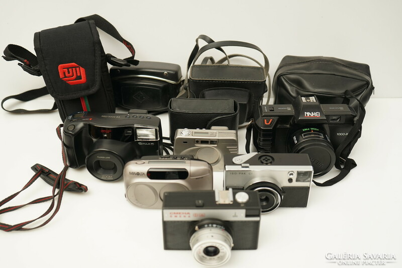 Retro camera collection / old / russian chema minolta agfa fuji naikei