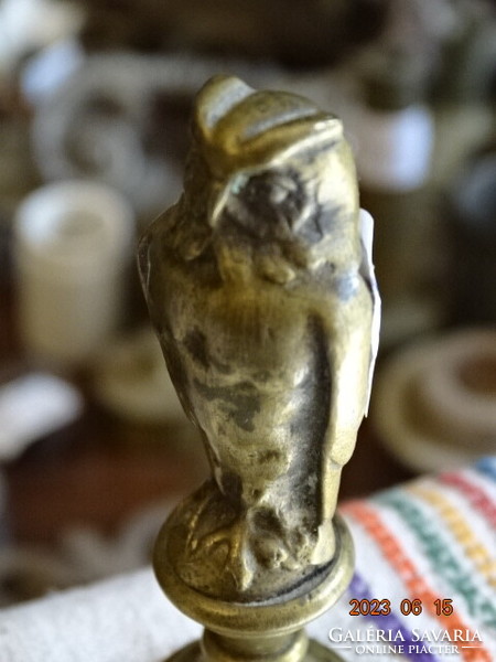 Bronze owl stamper