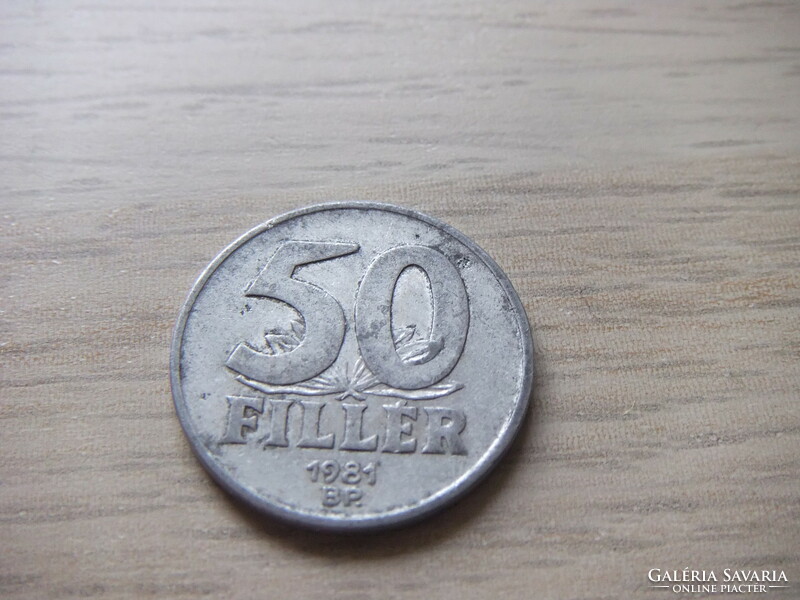 50  Fillér  1981      Magyarország