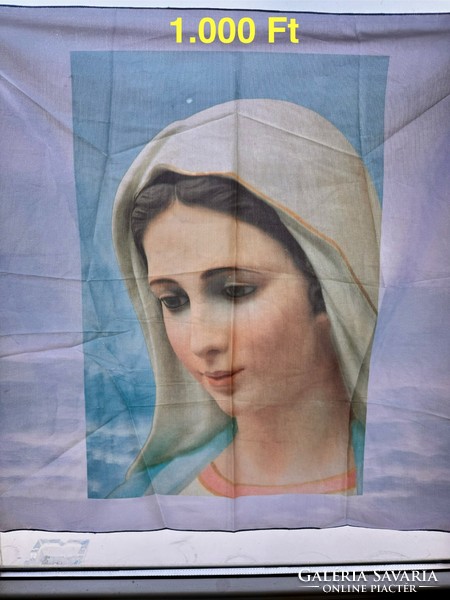 Sacred images made of silk