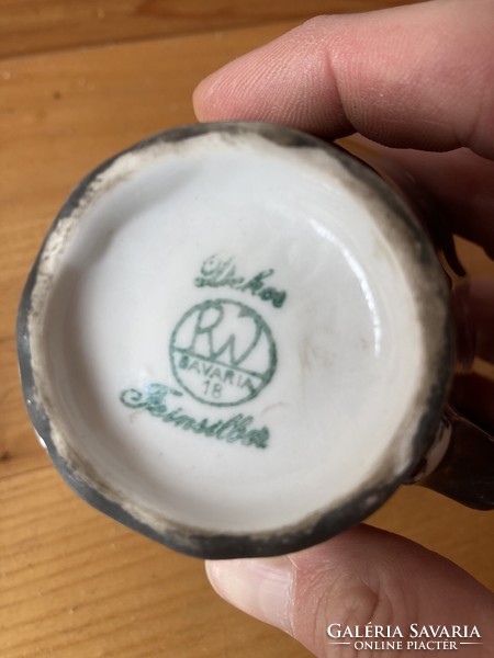 Bavaria Feinsilber porcelán kávéskészlet
