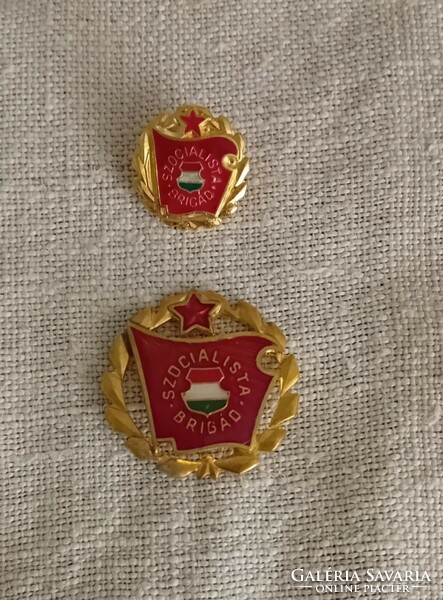 Pair of Socialist Brigade medals