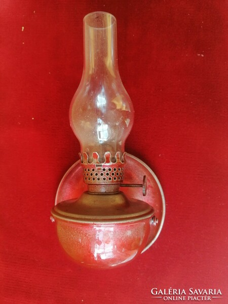 Table / wall, small kerosene lamp - 18 cm.-
