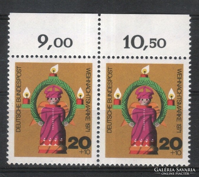 Összefüggések 0401  (Bundes) Mi 709     1,60 Euró postatiszta