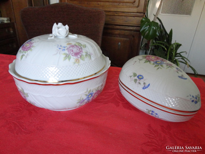 Hollóházi 48-piece dinner set, Hajnalka pattern