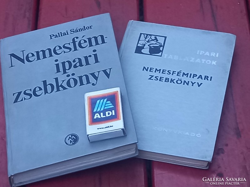 2 db - Nemesfémipari zsebkönyv, (1970) Nemesfémipari szakkönyv  (Műszaki -1975.), Eötvös