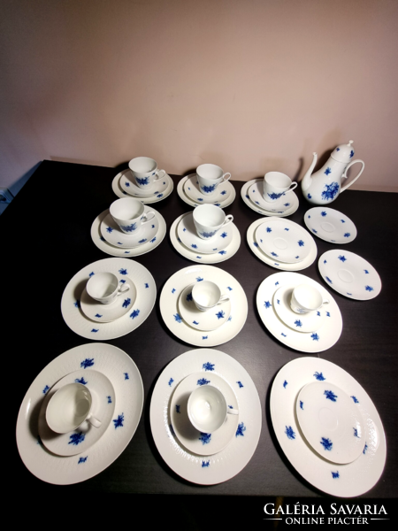 *Rosenthal romanze coffee service in blue, studioline, designed by björn wiinblad, 1960s.