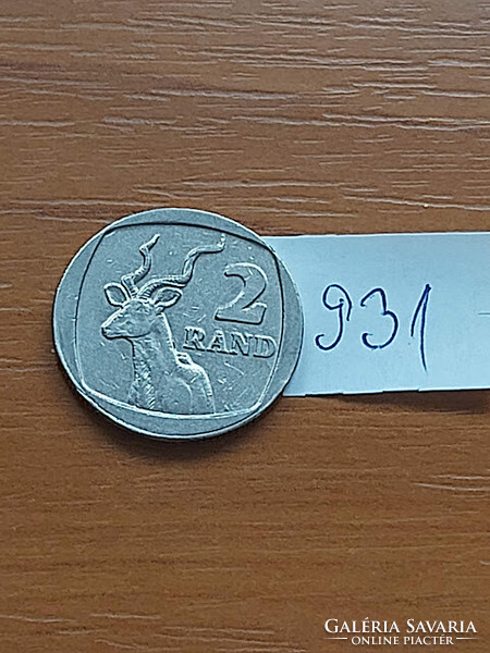 DÉL-AFRIKA 2 RAND 2003 Nikkellel bevont sárgaréz  #931