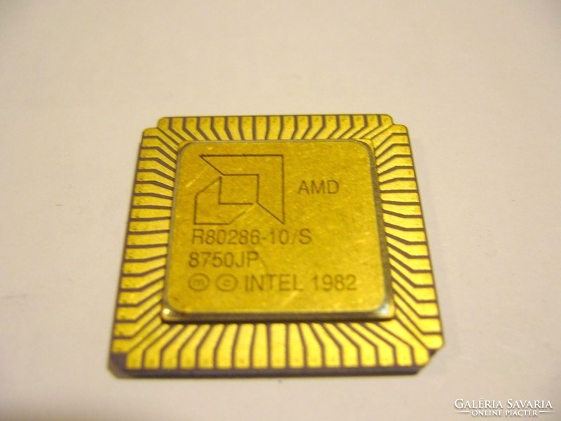 LEÁRAZVA Régi retro antik vintage RITKA alkatrész AMD R80286-10/S -1982-MPL csomagautomatába is mehe