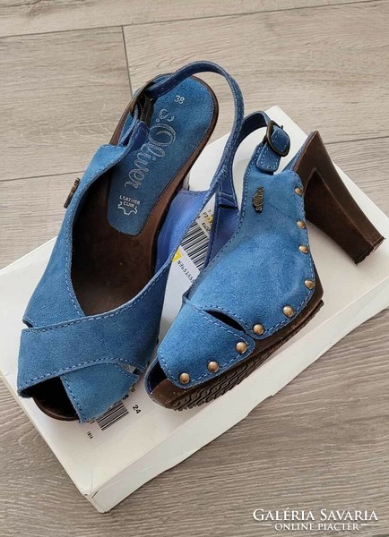 S'oliver velor leather sandals ( 38 )