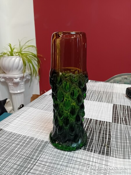 Rare Czech glass vase by Ladislav Paleček