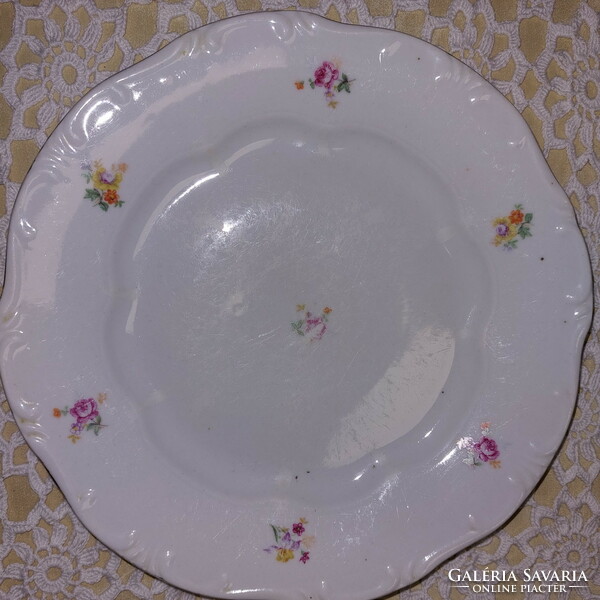 Zsolnay beautiful floral flat plate, 1pc