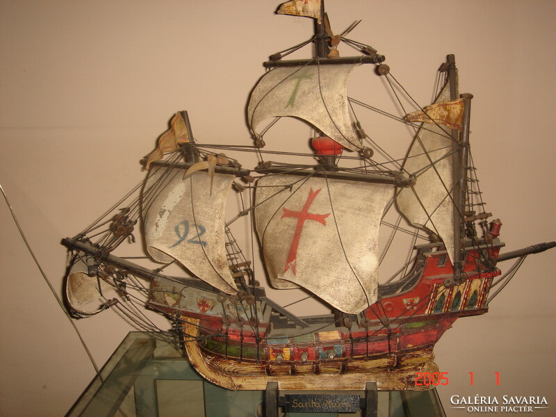 Santa-maria: very old sailing ship