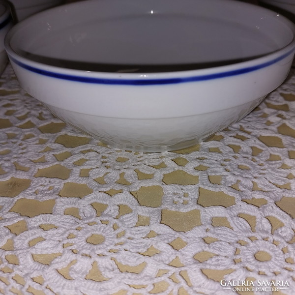 Alföldi goulash, blue-bordered porcelain jelly, soup, plate