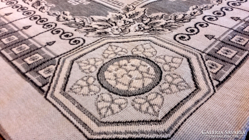 Art Nouveau woven tablecloth - gray! -180 X 134 - art&decoration