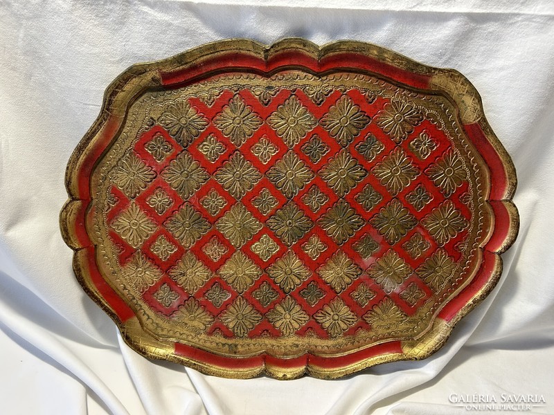 Original Italian shabby chick Florentine tray