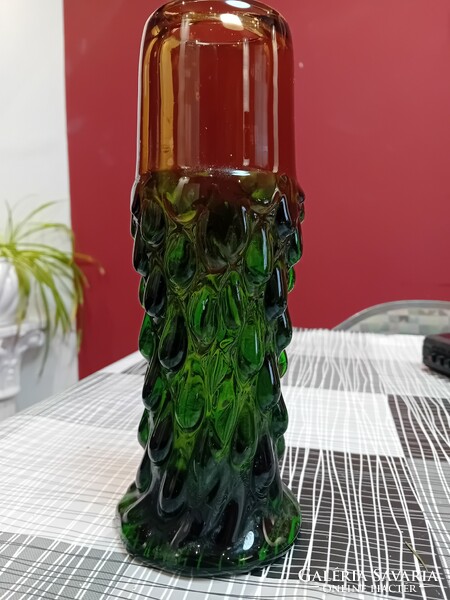 Rare Czech glass vase by Ladislav Paleček