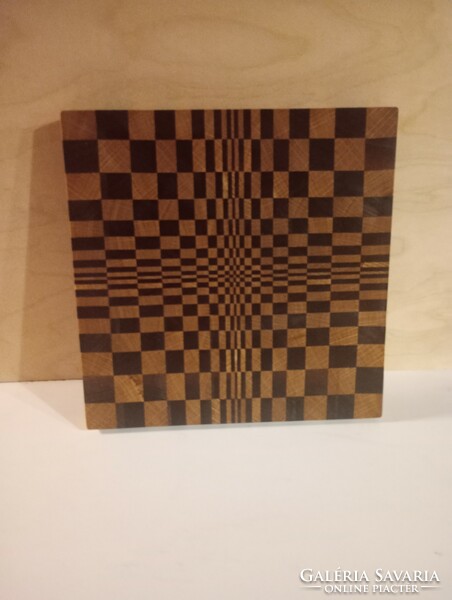 3D illusion cutting board made of hardwood, thick, unique craft