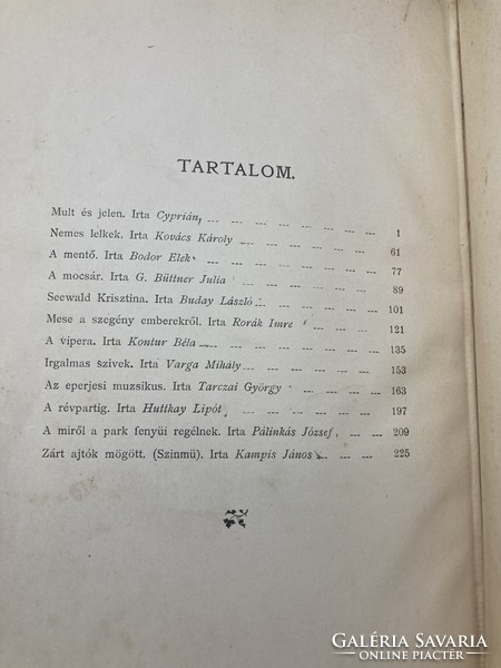 Mult és jelen - Rajzok és elbeszélések, Illusztrált első kiadás, kiadói kaucsuk díszkötésben, 1897