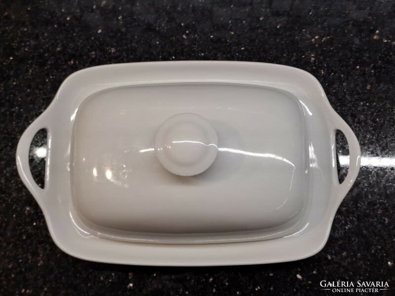 Retro lowland porcelain butter dish