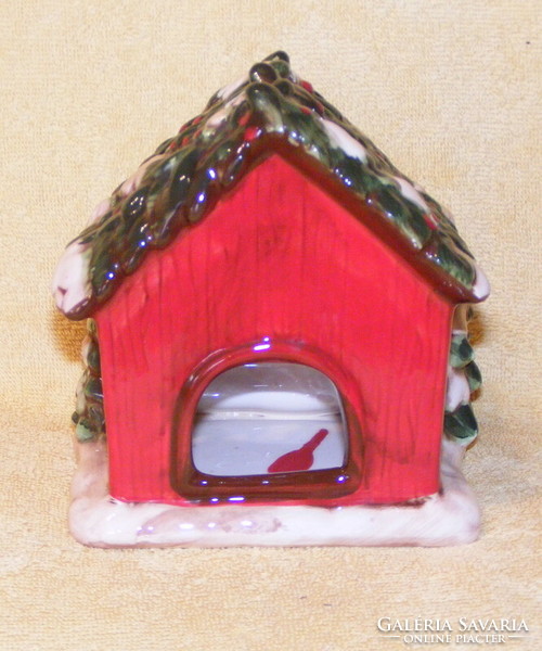 House-shaped candle holder
