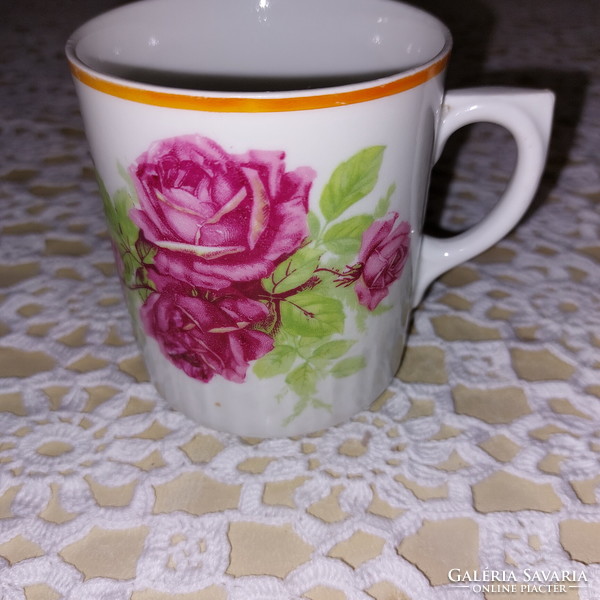 Zsolnay pink beautiful porcelain mug /2/