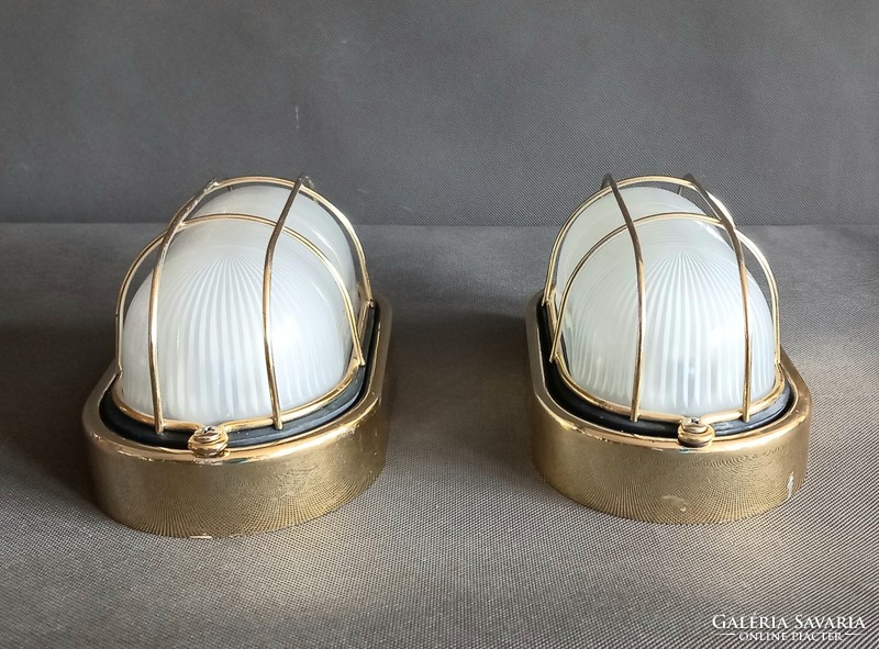 Hollywood regency wall lamp 2 pcs. Negotiable art deco design