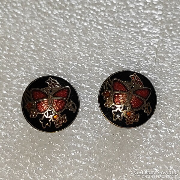 Beautiful enamel earrings