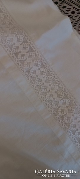 Large monogrammed sheet