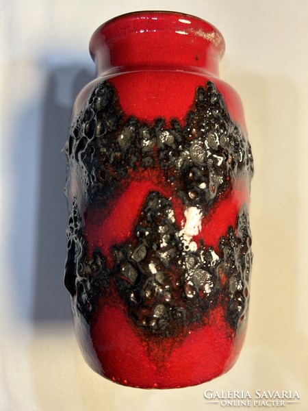 For sale marked scheurich fat lava vase 15cm