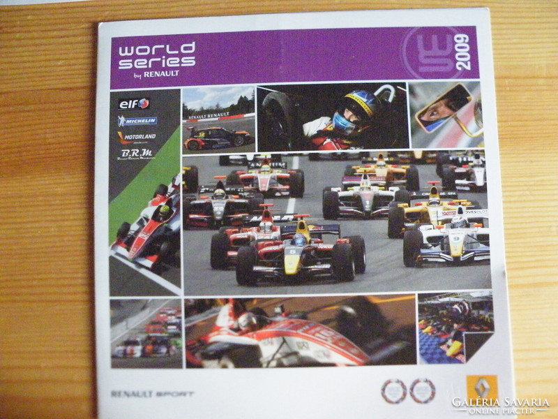 World series by renault 2009 - renault sport, 2 booklets, with 8 autographs