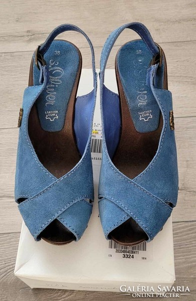 S'oliver velor leather sandals ( 38 )