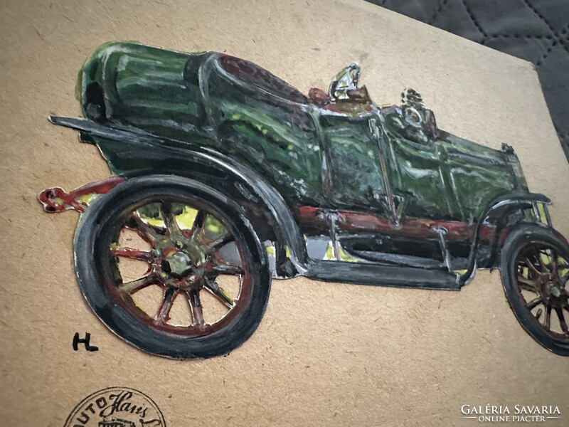 Hand-painted old timer car museum Budapest