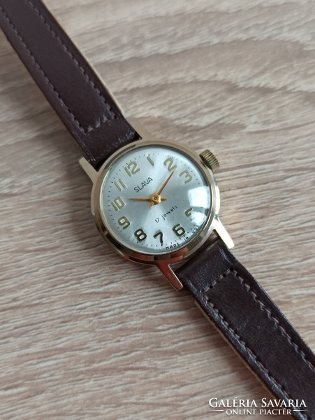 Slava mechanical women's wristwatch