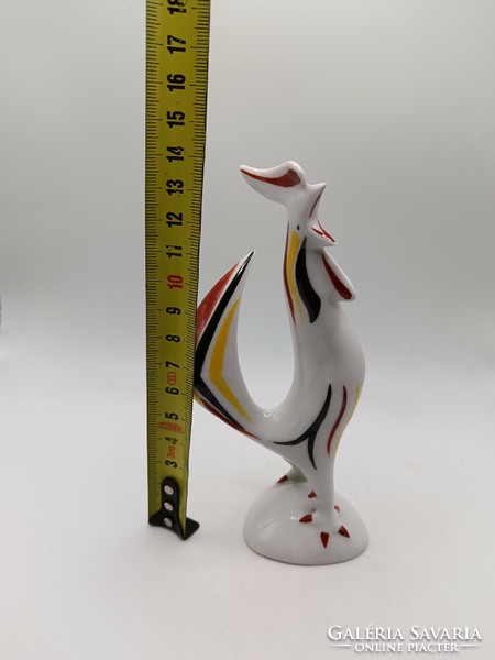 Raven house porcelain rooster