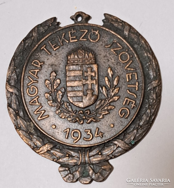 1934. Hungarian Bowling Association sports medal (5)