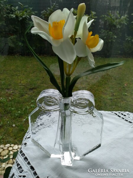 Vintage nyolcszögletű soliflore váza