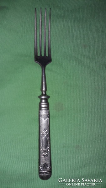 Antique 19th century baroque alpaca dining fork set 4 pieces in one 20 cm / piece according to the pictures