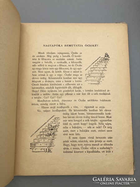 Benedek Elek ( (1859–1929): Öcsike "nadselü" gondolatai, 1921 - antik mesekönyv, gyűjtői ritkaság