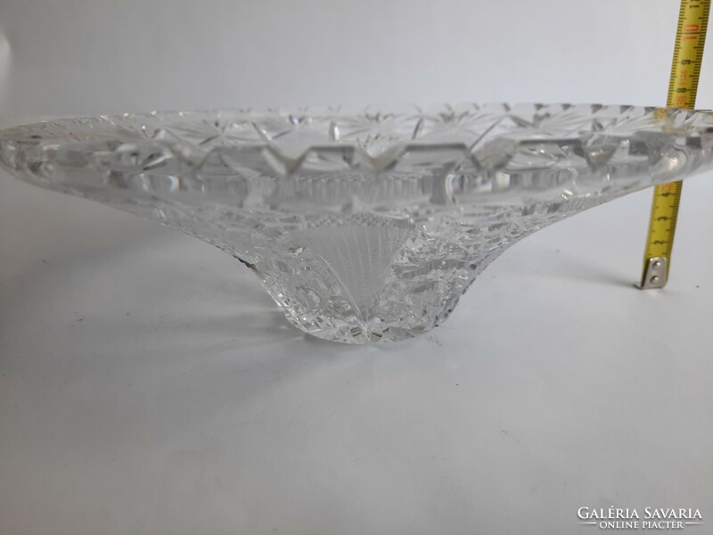 Large crystal bowl - plate - table centerpiece