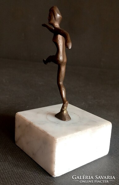 Art-deco bronze nude ballerina on marble base josef lorenz. Negotiable!
