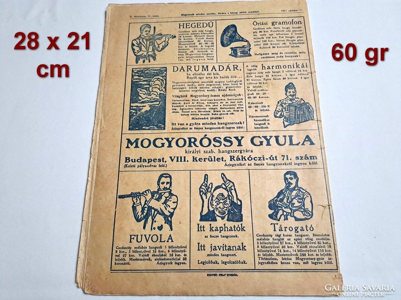 Bródy Sándor: Hófehérke Újság Milliók könyve 1917. 51. szám