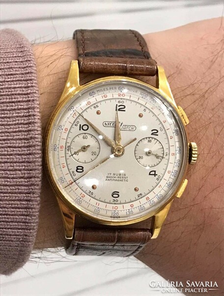 18k chronograph arany karóra