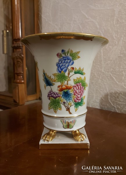 Antik Herendi Viktóriás körmös váza!