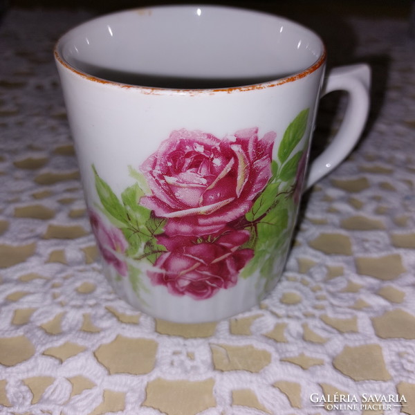 Zsolnay pink beautiful porcelain mug /1/
