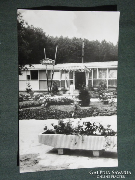 Képeslap, Balatonföldvár, Motel látkép részlet